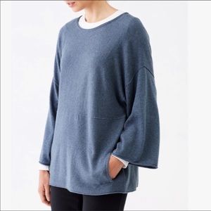 Pure Jill Kimono Sweater Cotton Cashmere Blend